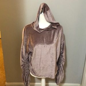 Velvet hoodie by express